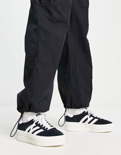 Gazelle Bold - Sneakers nere e bianche con suola platform - adidas Originals - Modalova