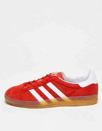 Gazelle Indoor - Sneakers rosse con suola in gomma - ORANGE - adidas Originals - Modalova