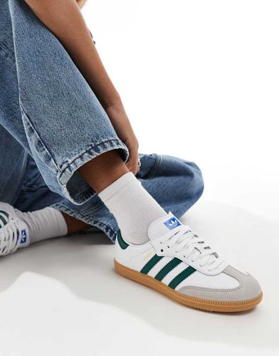 Samba OG - Sneakers bianche e verdi - adidas Originals - Modalova