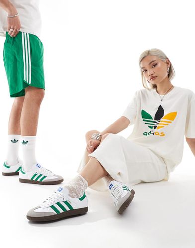 Samba OG - Sneakers bianche e verdi - adidas Originals - Modalova