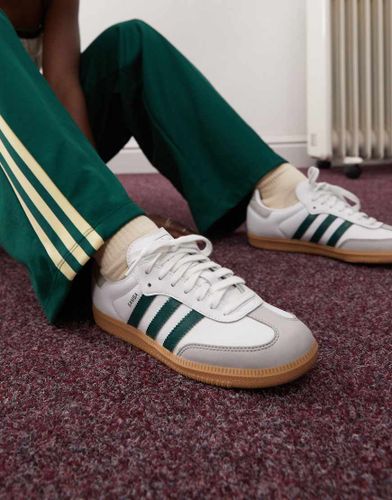 Samba OG - Sneakers bianche e verdi - adidas Originals - Modalova