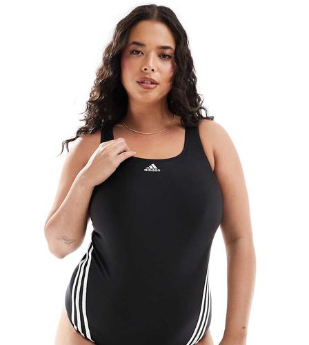 Adidas Plus - Performance - Costume da bagno con 3 strisce - adidas performance - Modalova