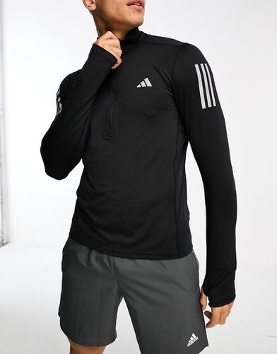 Adidas - Running Own The Run - Pile con zip corta - adidas performance - Modalova