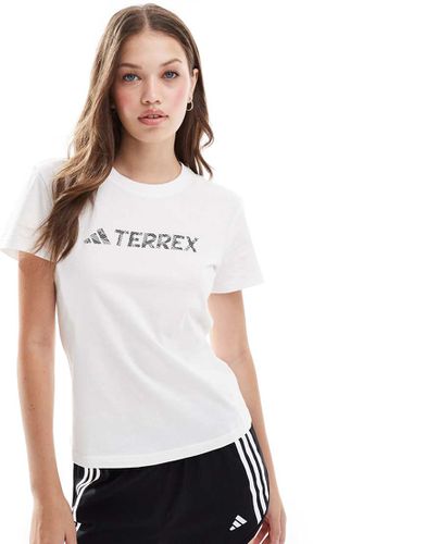 Adidas - Terrex Classic - T-shirt bianca con logo - adidas performance - Modalova