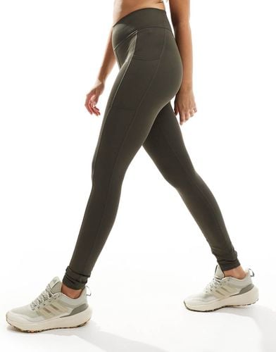 Adidas - Training Optime - Leggings verdi taglio integrale - adidas performance - Modalova