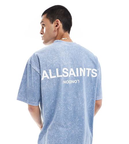 Underground - T-shirt oversize lavaggio stone wash - In esclusiva per ASOS - AllSaints - Modalova