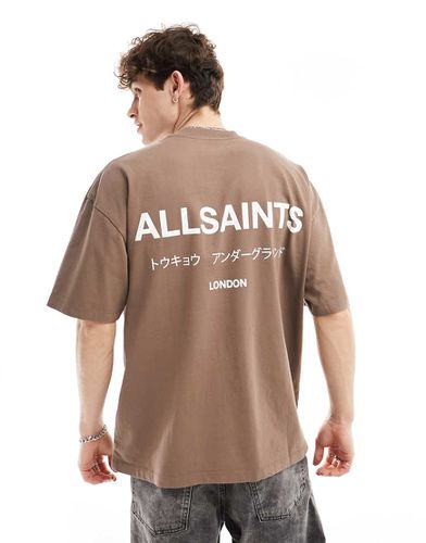 Underground - T-shirt oversize - In esclusiva per ASOS - AllSaints - Modalova