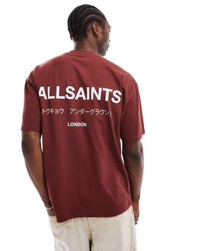 Underground - T-shirt oversize profondo - AllSaints - Modalova