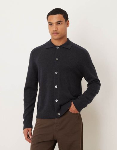 Gilet boutonné en pure laine à col polo - Arket - Modalova