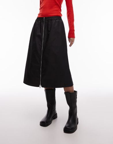 Jupe mi-longue zippée en nylon - Arket - Modalova