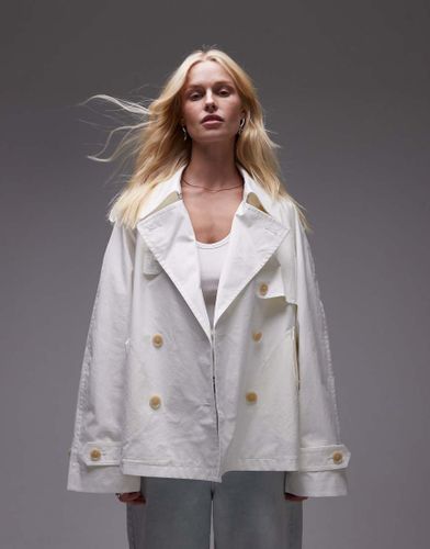 Trench-coat court et fonctionnel à rabat-tempête - Arket - Modalova