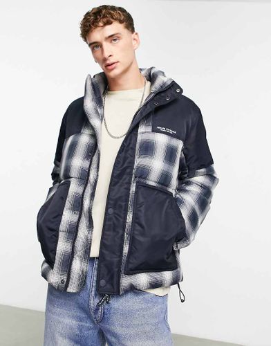 Piumino a quadri - Armani Exchange - Modalova