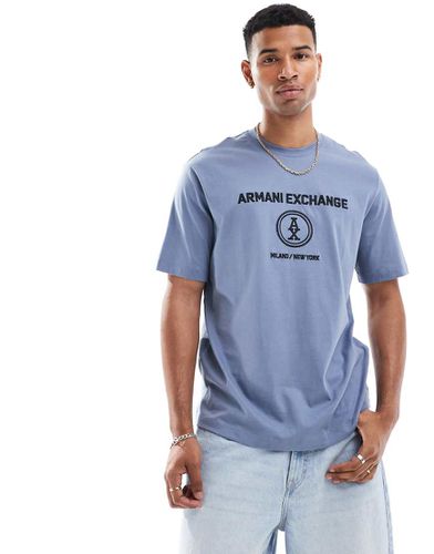 T-shirt con logo doppio - Armani Exchange - Modalova