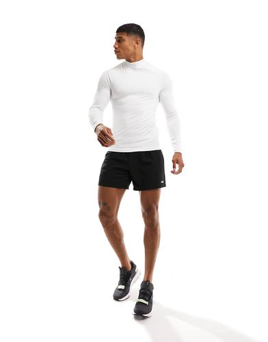 Base layer sportivo a maniche lunghe in tessuto tecnico termico accollato - ASOS - Modalova