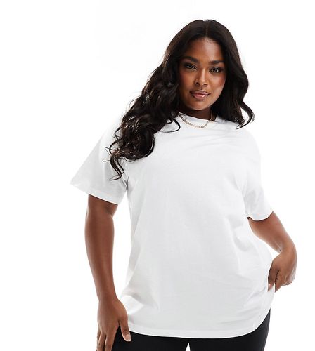 Curve - Icon - T-shirt oversize bianca quick dry - ASOS - Modalova