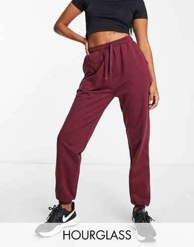 Hourglass - Icon - Joggers da allenamento slim con rovescio a ricci - ASOS - Modalova