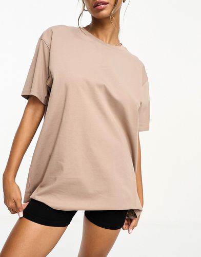 Icon - T-shirt oversize in cotone quick dry color argilla - ASOS - Modalova