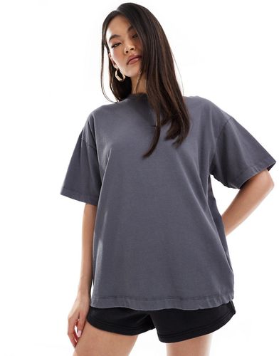 Icon - T-shirt oversize pesante squadrata slavato quick dry - ASOS - Modalova
