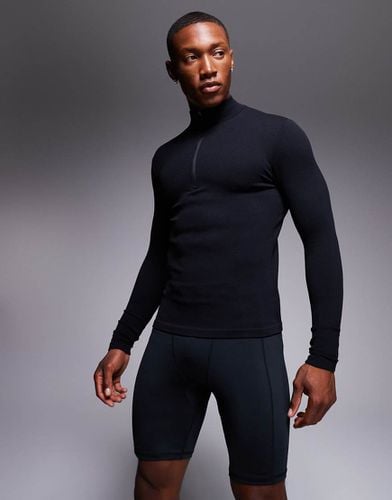 Ski - Top base layer termico senza cuciture con zip corta - ASOS - Modalova