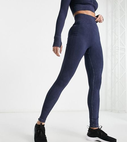 Tall - Leggings senza cuciture con arricciatura sui glutei lavaggio acido in coordinato - ASOS - Modalova