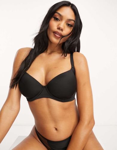 Coppe Grandi - Reggiseno T-shirt bra sagomato nero - ASOS DESIGN - Modalova