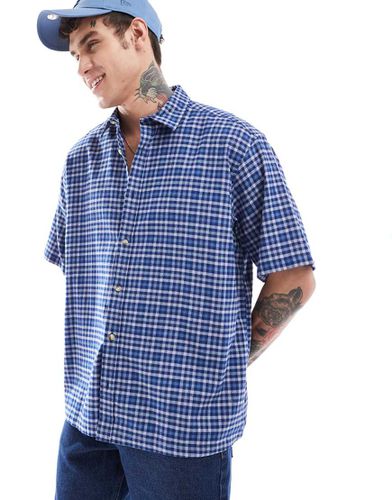 Camicia oversize a quadri stile dad - ASOS DESIGN - Modalova