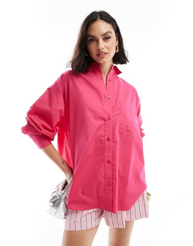 Camicia oversize acceso - ASOS DESIGN - Modalova