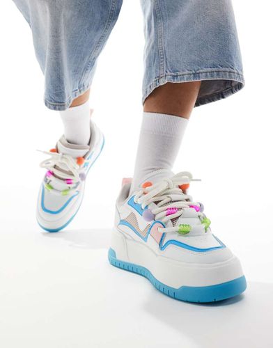 Chunky sneakers bianche e - ASOS DESIGN - Modalova