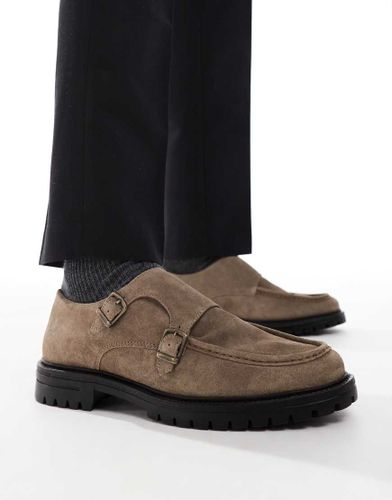 Chaussures à bride et semelle crantée - Taupe - Asos Design - Modalova