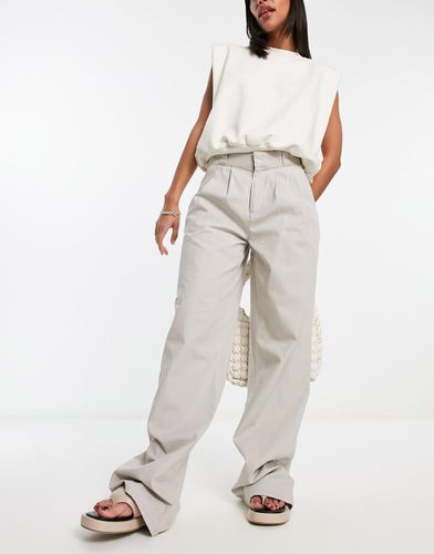 Chino oversize dad fit grigi in ripstop - ASOS DESIGN - Modalova