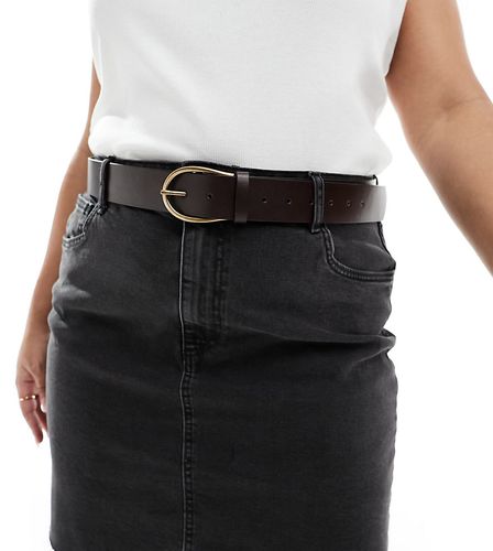 ASOS DESIGN Curve - Cintura da jeans per vita e fianchi con fibbia a mezzaluna - ASOS Curve - Modalova