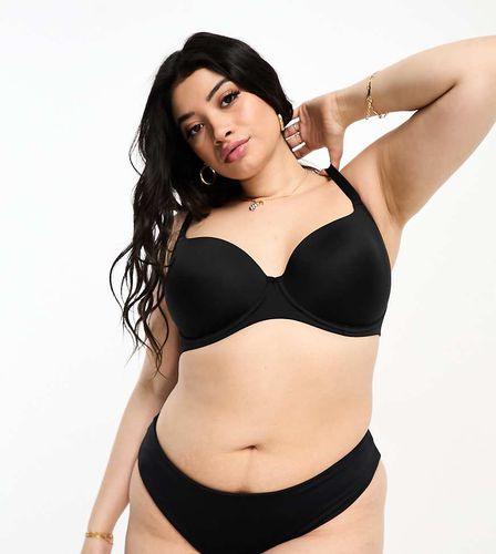 ASOS DESIGN Curve - Reggiseno T-shirt bra in microfibra preformato - ASOS Curve - Modalova