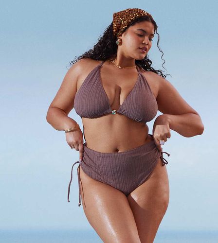 ASOS DESIGN Curve - Tayla - Haut de bikini triangle - Asos Curve - Modalova