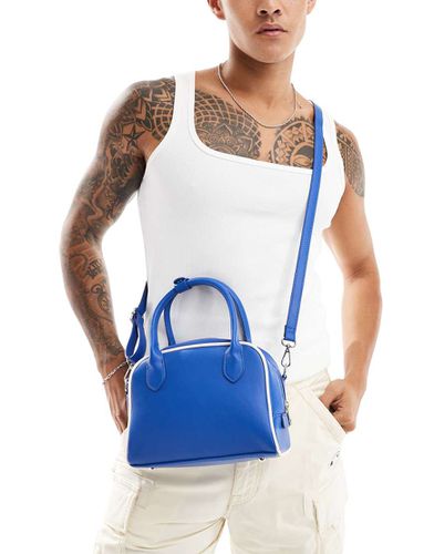 Borsa bowling piccola con profili a contrasto - ASOS DESIGN - Modalova