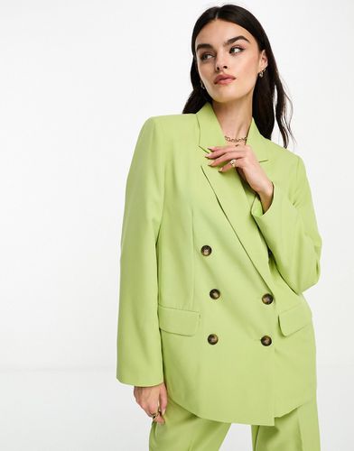 Blazer da abito doppiopetto palma - ASOS DESIGN - Modalova