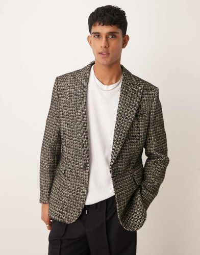 Blazer regular fit in bouclé - ASOS DESIGN - Modalova