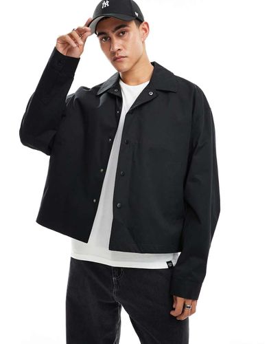 Giacca harrington corta nera - ASOS DESIGN - Modalova