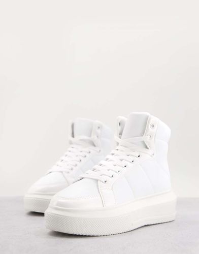 Dice - Sneakers alte bianche con suola spessa - ASOS DESIGN - Modalova