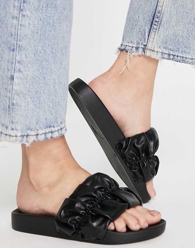 Fairview - Sliders nere con arricciatura - ASOS DESIGN - Modalova