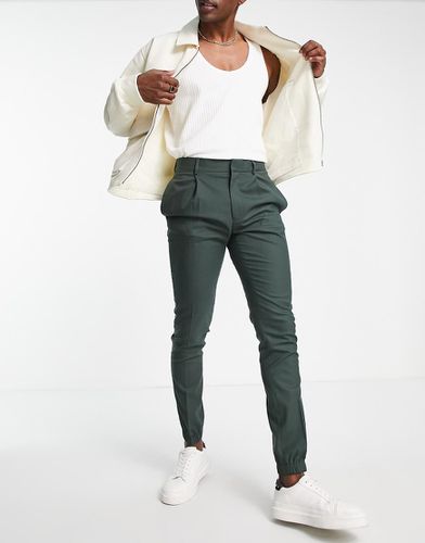 Joggers eleganti skinny kaki - ASOS DESIGN - Modalova