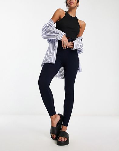 Leggings a costine senza cuciture neri - ASOS DESIGN - Modalova