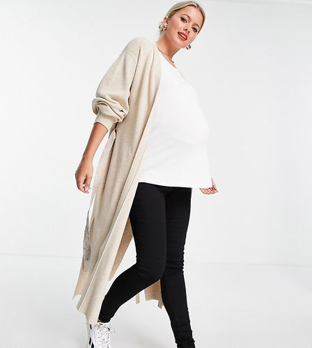 ASOS DESIGN Maternity - Jeans skinny pulito con fascia sopra il pancione - ASOS Maternity - Modalova