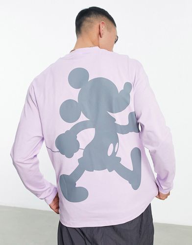 Maglietta a maniche lunghe con stampe di Topolino Disney - ASOS DESIGN - Modalova