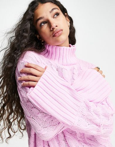 Maglione accollato a trecce spesse - ASOS DESIGN - Modalova