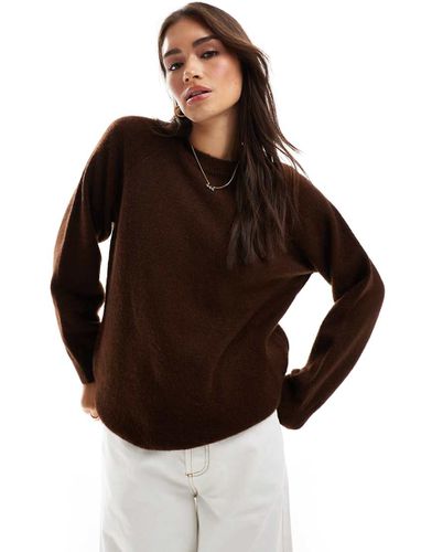 Maglione oversize soffice cioccolato - ASOS DESIGN - Modalova