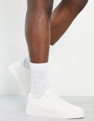 Sneakers bianche con suola spessa - ASOS DESIGN - Modalova