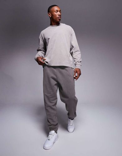 Pantalon de jogging oversize - Anthracite délavé - Asos Design - Modalova