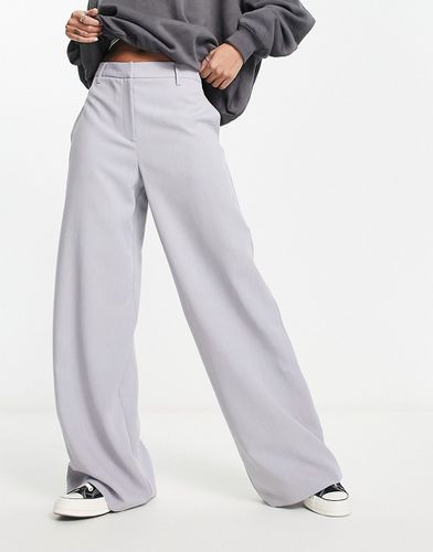 Pantaloni a fondo ampio grigi - ASOS DESIGN - Modalova