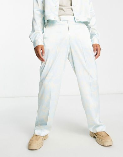 Pantaloni a fondo ampio eleganti pastello in coordinato - ASOS DESIGN - Modalova