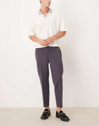 Pantaloni affusolati eleganti antracite - ASOS DESIGN - Modalova